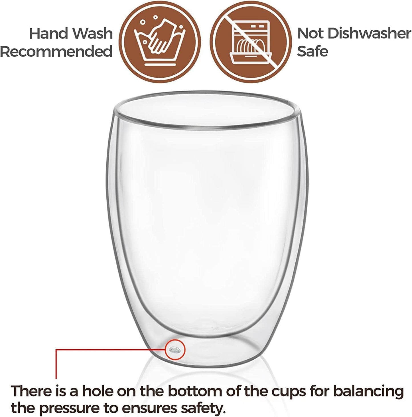 Double Wall Glass 350ml (Medium Size)