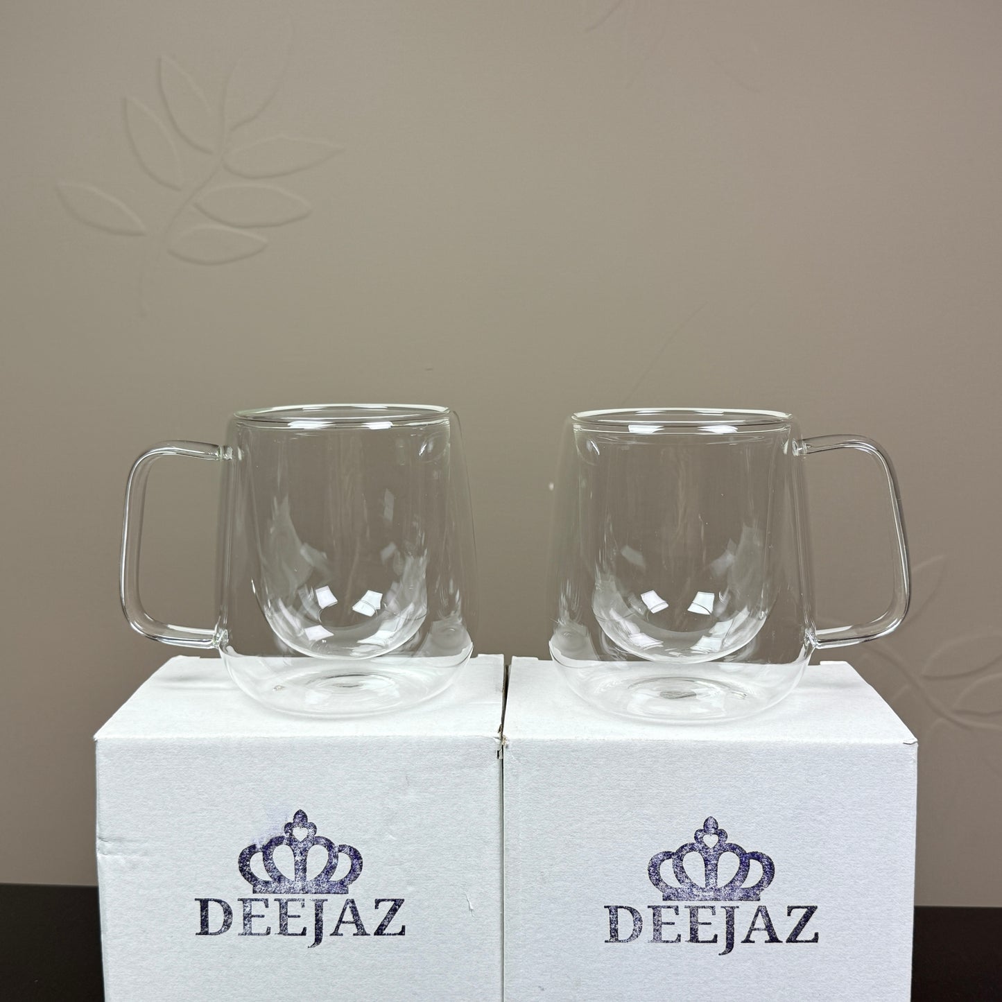 Modern Premium Double Wall Mug | Hot & Cold | 2-Pack 200ml