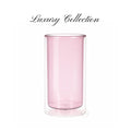 Luxury Double Wall Glass | Extra Strong | Pink 400ml