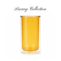 Luxury Double Wall Glass | Extra Strong | Amber 400ml
