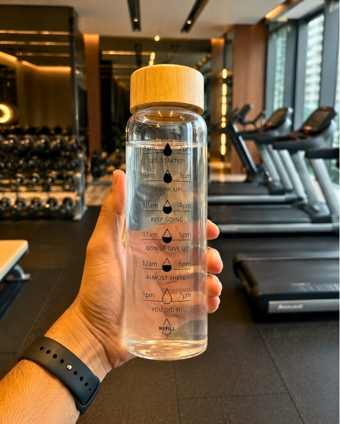 Hydra Glass Water Bottle 750ML