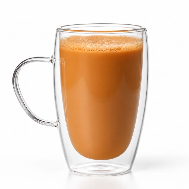 Double Wall Glass Mug 450ml Insulated Coffee & Tea Mug | Hot & Cold | Borosilicate