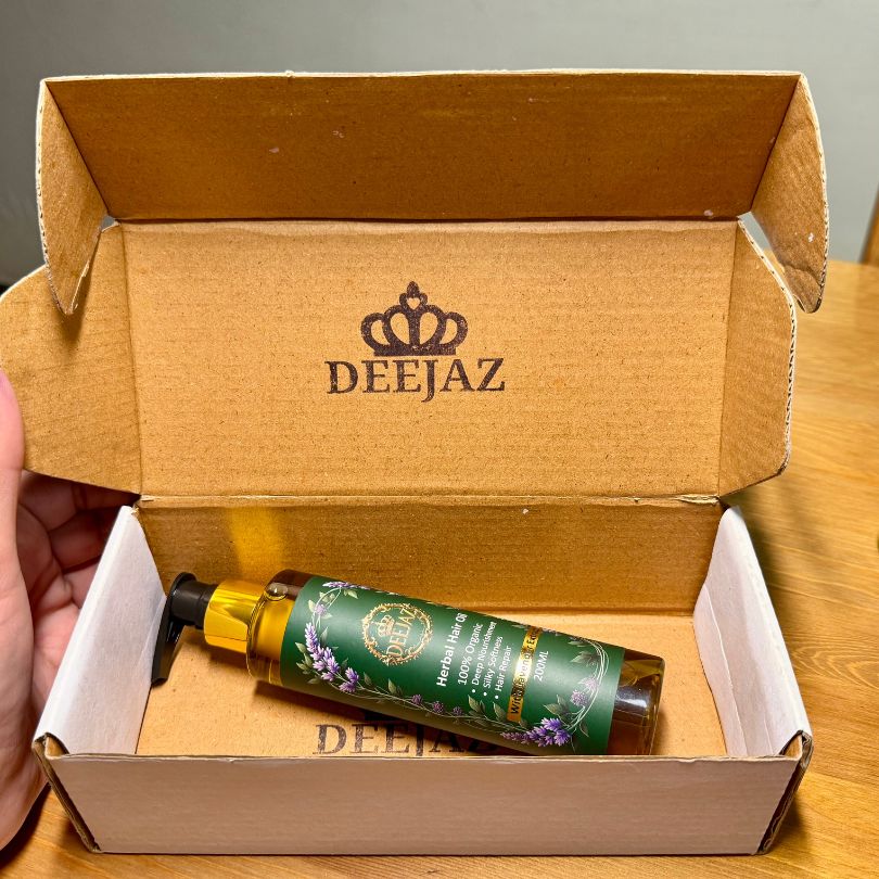 Deejaz Herbal Hair Oil with Lavender Extract 200ML – Hair Fall Control & Deep Nourishment