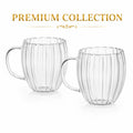 Premium Ribbed Double Wall Mug | Hot & Cold | 200ml