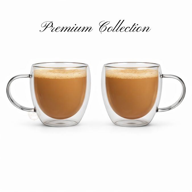 Premium Double Wall Mug | Hot & Cold | 2-Pack 200ml
