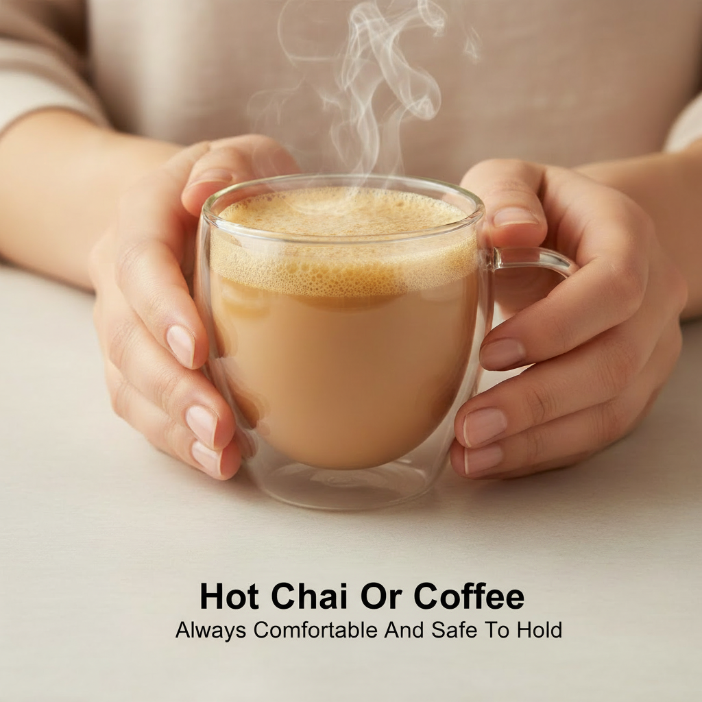 Premium Double Wall Mug | Hot & Cold | 2-Pack 200ml