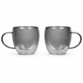 Standard Double Wall Mug | Hot & Cold | Grey 2-Pack 200ml