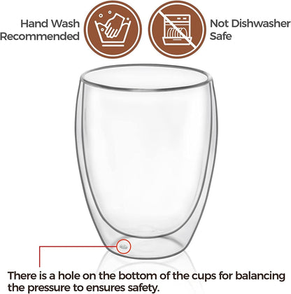 Double Wall Glass 350ml (Medium Size)