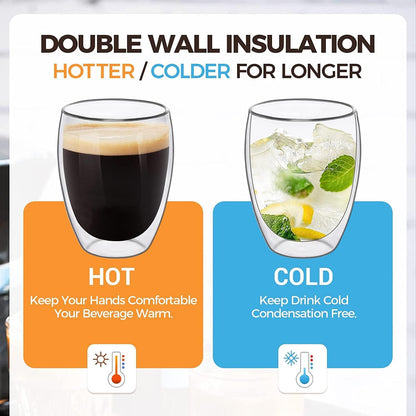 Double Wall Glass 350ml (Medium Size)