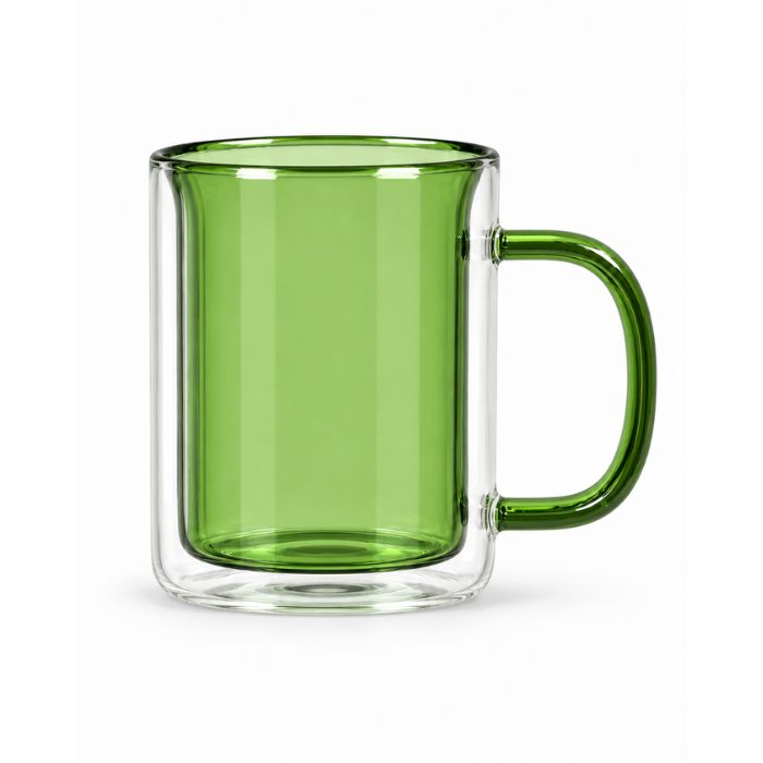 Luxury Double Wall Glass Mug 250ml | 3× Thicker & Stronger