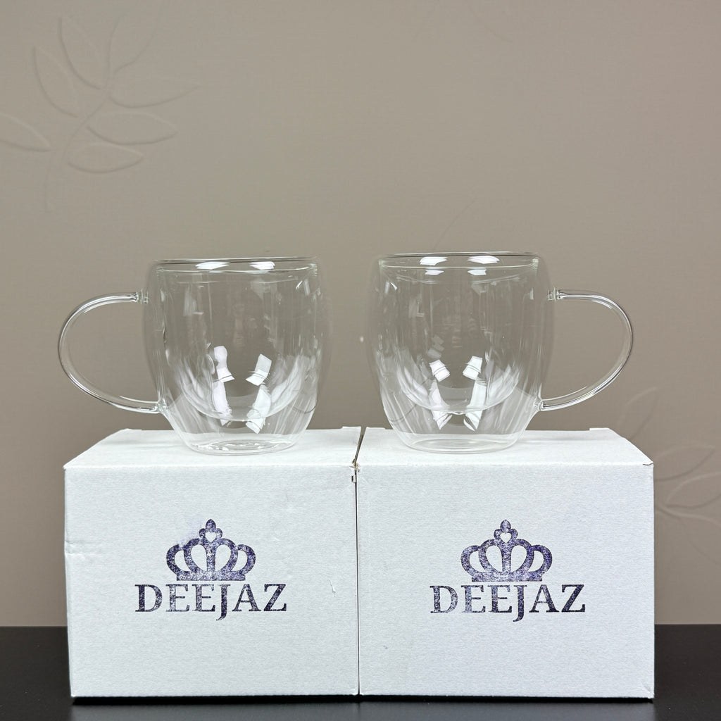 Premium Double Wall Mug | Hot & Cold | 2-Pack 200ml