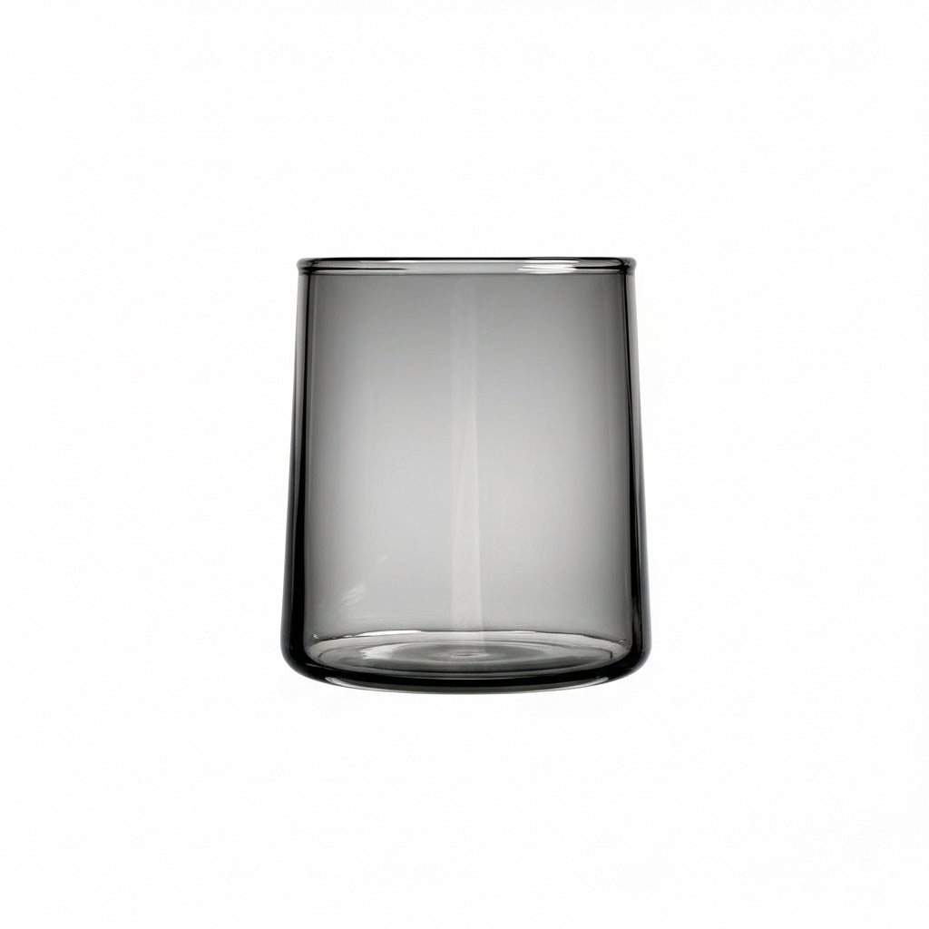 Premium Grey Tapered Glassware Set – 320ml Drinking Glasses Pack of 6