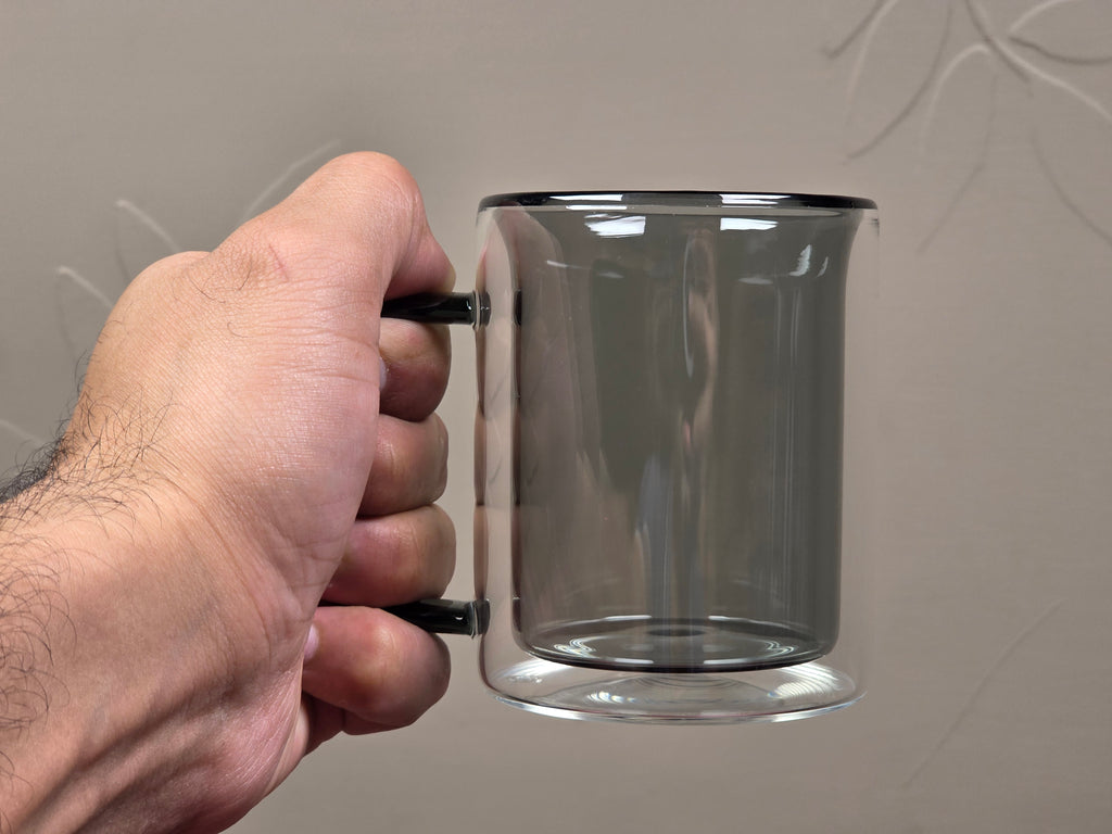 Luxury Double Wall Glass Mug 250ml | 3× Thicker & Stronger